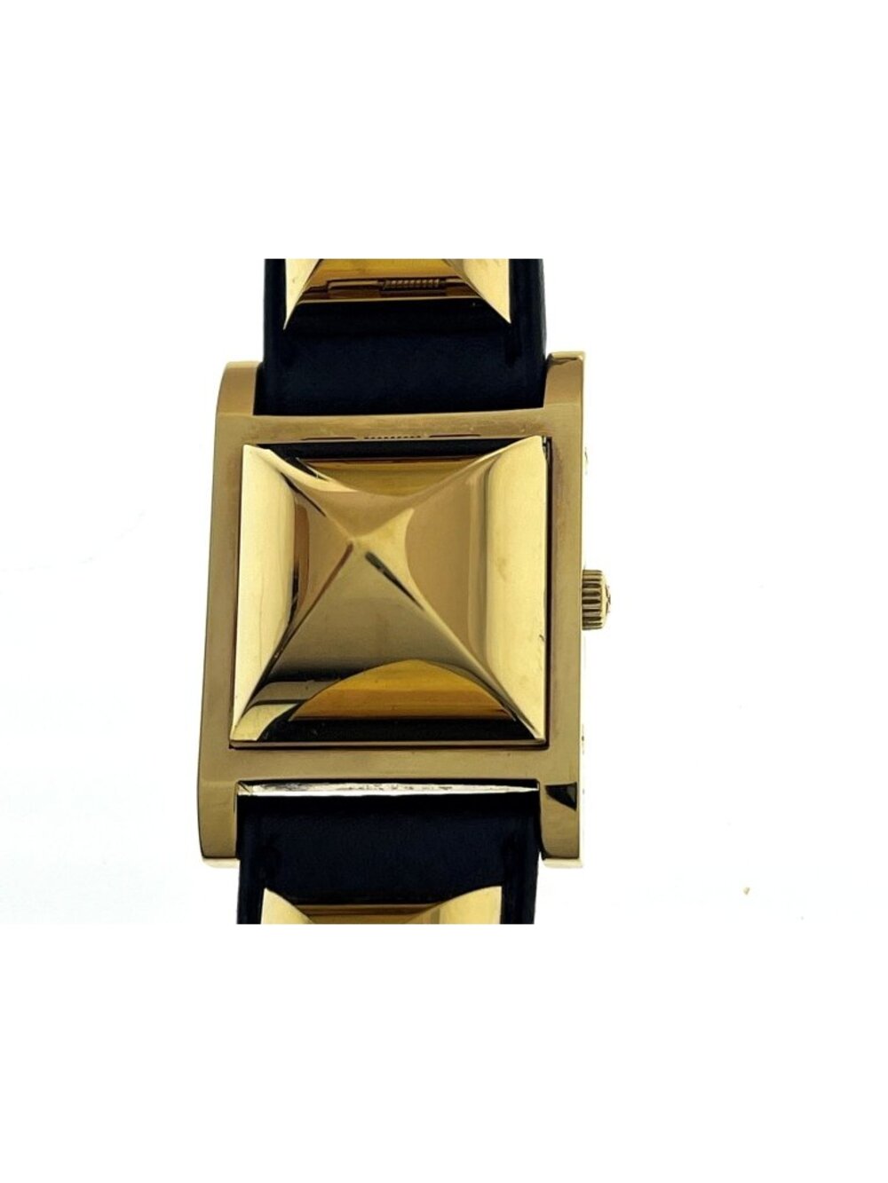 Hermes Medor Watch Courchevel White Dial Quartz